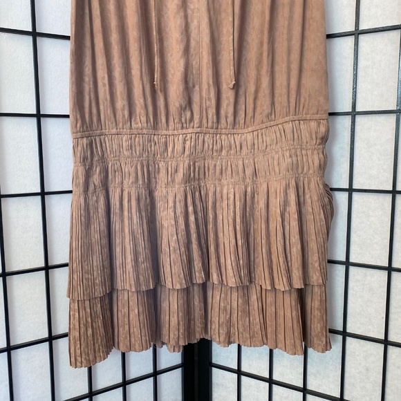 Zoey Jacquard Pleated Mini Dress - Picture 4 of 6